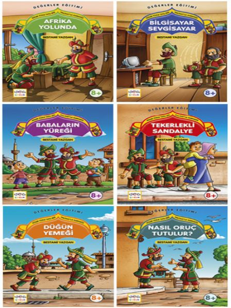 Güler Yüzle Tatlı Söz - Hacivat'la Karagöz Dizisi (6 Kitap)(Değerler eğitimi)