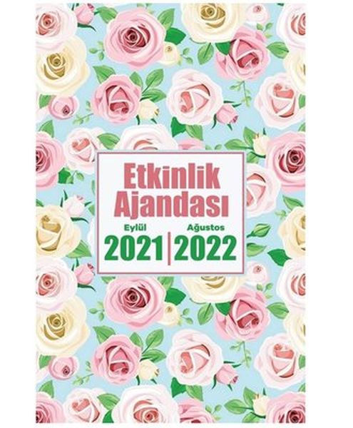 2021 Eylül-2022 Ağustos Etkinlik Ajandası ( Beyaz Gül )