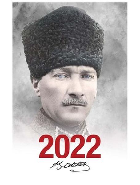 2022 Atatürk Ajandası Komutan - Beyaz