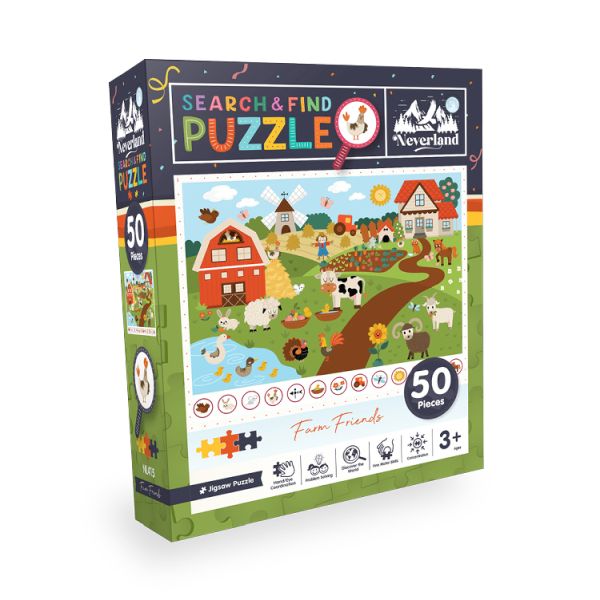Neverland 50 Pıece Search And Fınd - Farm Frıends (Çiftlik Arkadaşları)