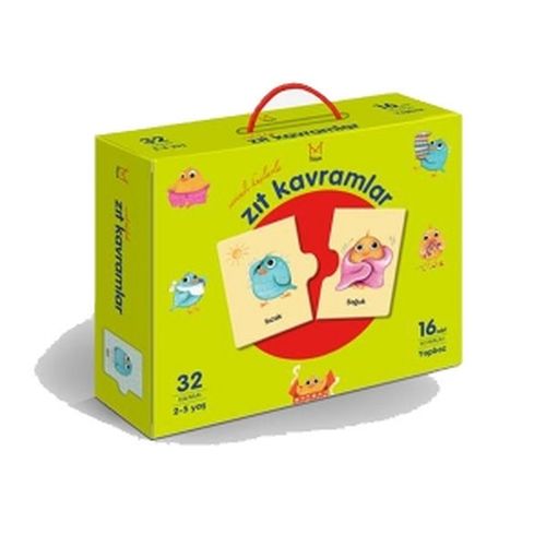 Bebek Yapboz - Zıt Kavramlar 2-5 Yaş (Kutulu)