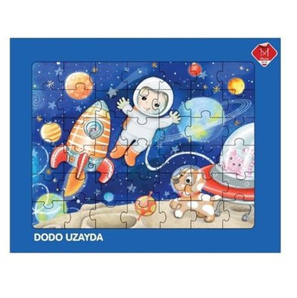 Dodo Uzayda Yapboz 42 Parça +4 Yaş