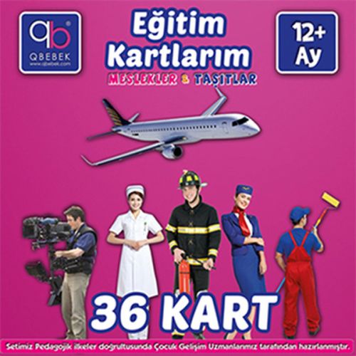 Eğitim Kartlarım - Meslekler ve Taşıtlar; 36 Kart