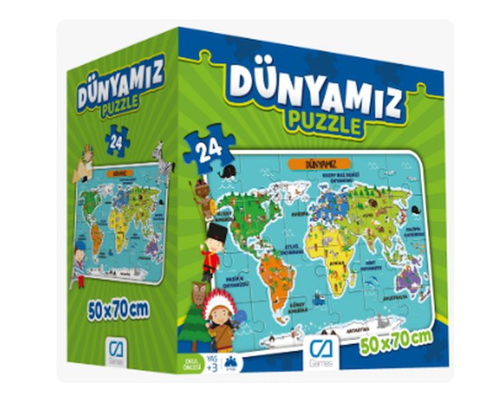Dünyamız Eğitici Puzzle