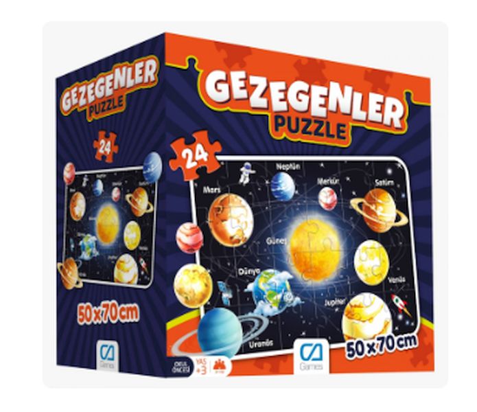 Gezegenler - Eğitici Yer Puzzle