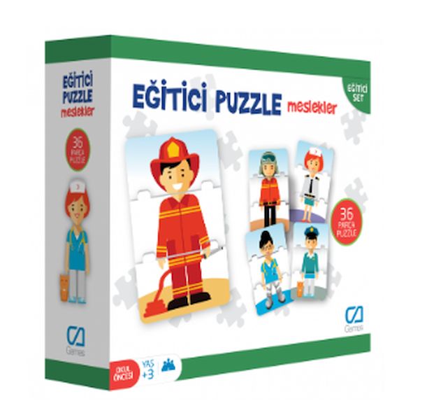 Meslekler - Eğitici Puzzle