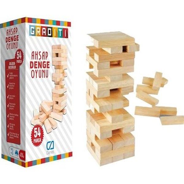Graditi Ahşap Denge Oyunu 54 Prç