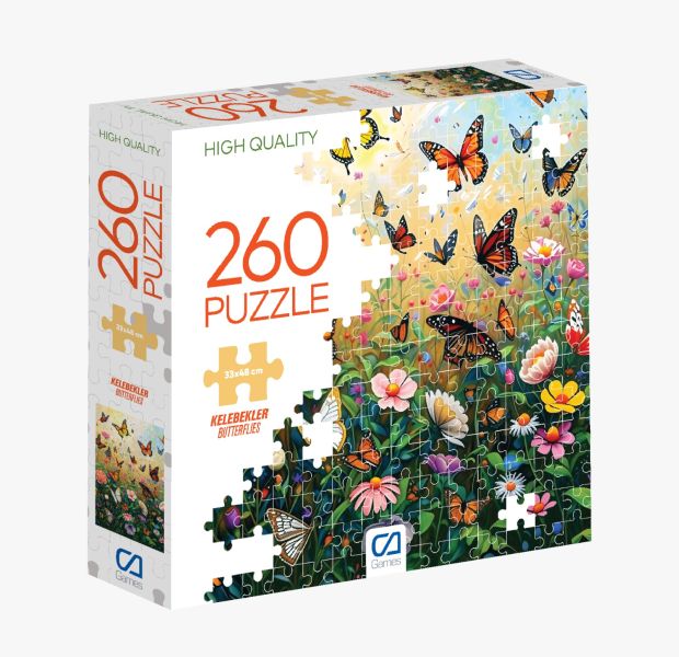 Kelebekler Puzzle 260