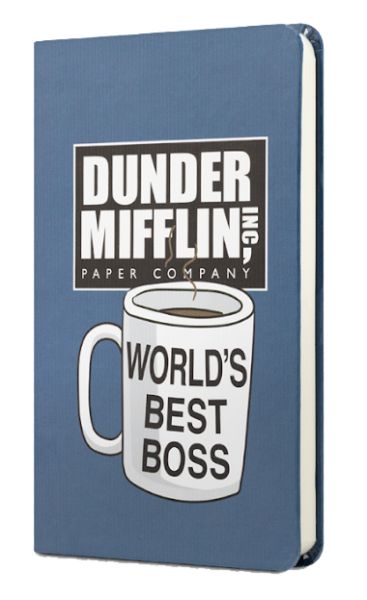 The Office Sert Kapak Mini Defter Worlds Best Boss K.Mavi