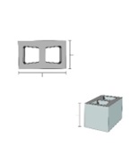 Minyatür Düz Çimento  Blok 200 lü