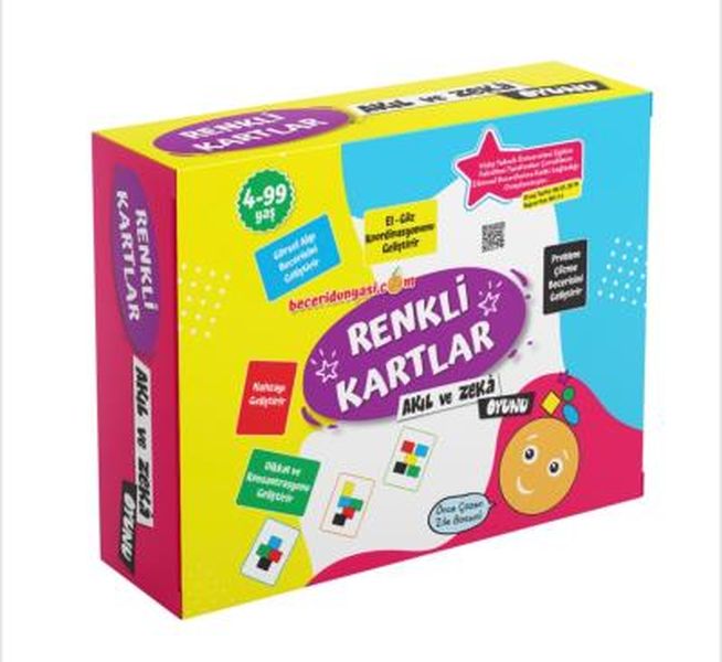 Renkli Kartlar Akıl ve Zeka Oyunu 4-99 Yaş