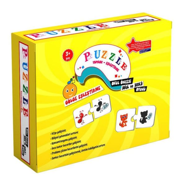 Puzzle Yapboz-Eşleştirme Gölge Eşleştirme 2 - 48 Parça