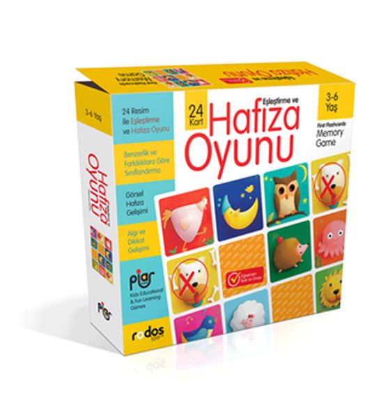 Eşleştirme ve Hafıza Oyunu / 3-6 Yaş / Piar Kids