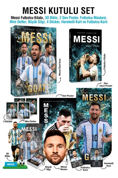 Messi Özel Kutulu Set – Sahanın Yıldızları