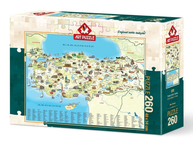 Türkiye Kültür Haritası 4288 (260 Parça)