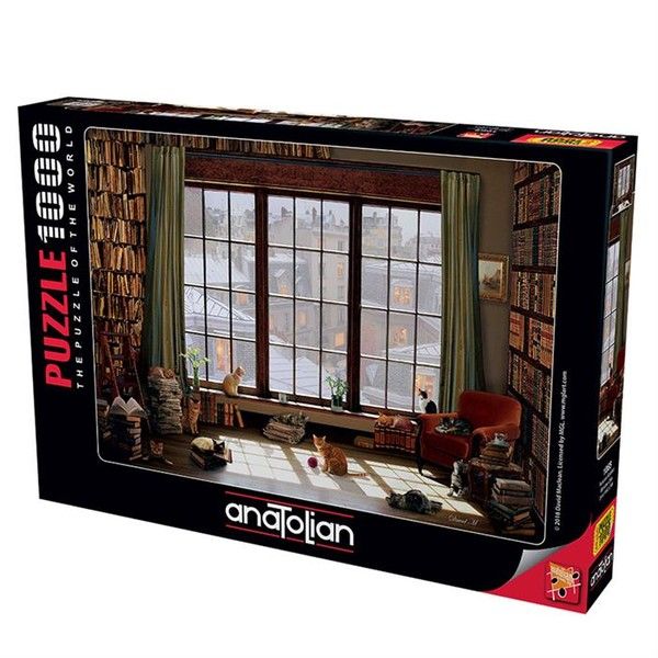 Anatolian Puzzle 1000 Parça Pencere Kedileri 1065