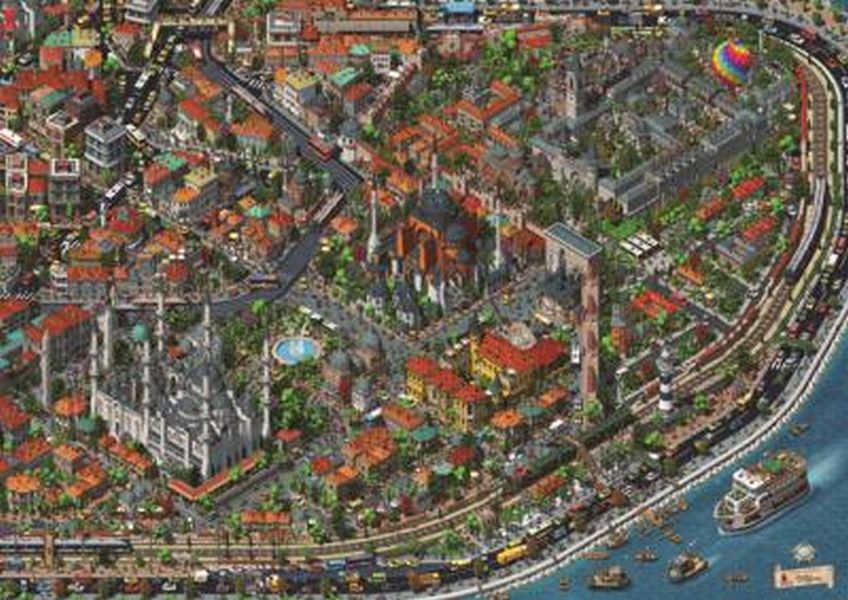 Fractal İstanbul (Puzzle 3000) 4913