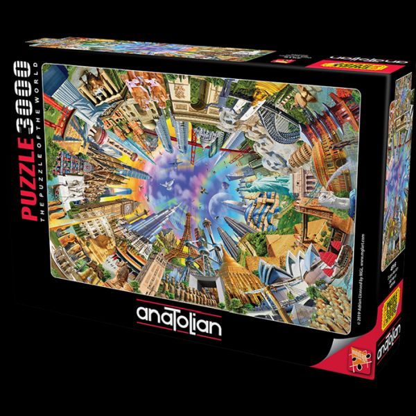 Dünya Anıtları (Puzzle 3000) 4916