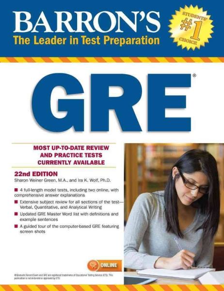 Barron's GRE 22 Edition