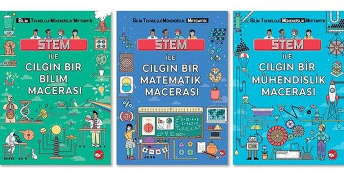 Stem ile Çılgın Maceralar Seti (3 Kitap Takım)