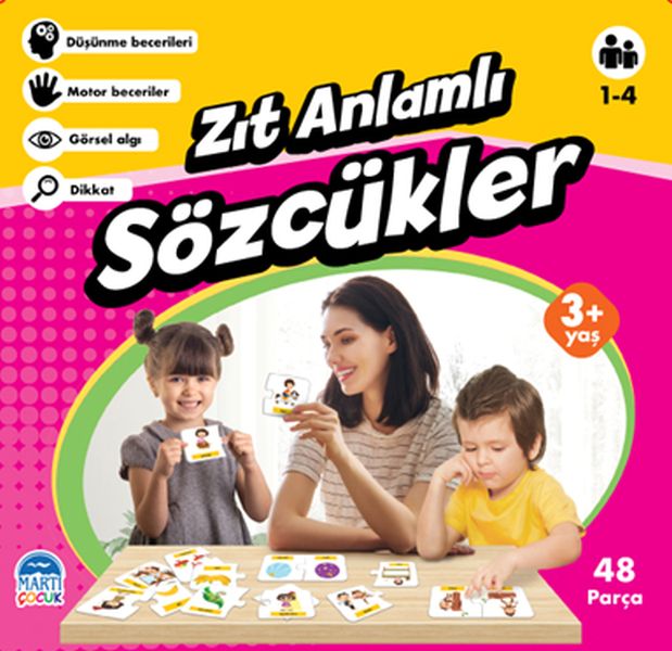 Zıt Anlamlı Sözcükler  - Eğitici Yapboz