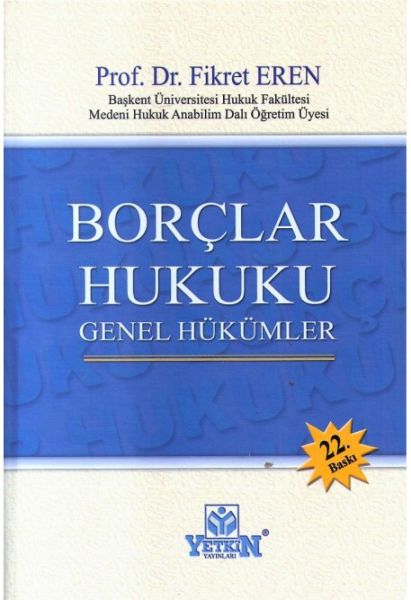 Borçlar Hukuku Genel Hükümler (Ciltli)