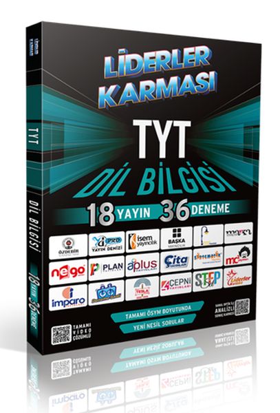 Liderler Karması 2022 TYT Dil Bilgisi Denemeleri (18x36)