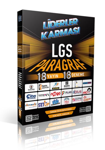 Liderler Karması 2022 LGS Paragraf Denemeleri (18x18)