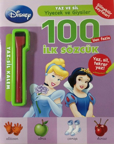 100 den Fazla İlk Sözcük Yaz Ve Sil Yiyecek Ve Giysiler