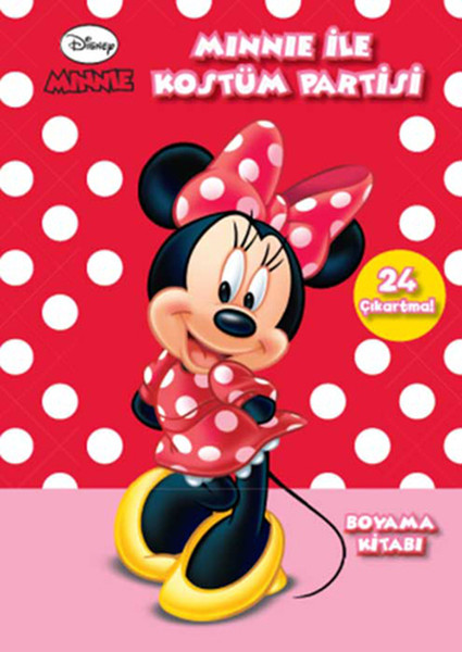 Minnie İle Kostüm Partisi Boyama Kitabı