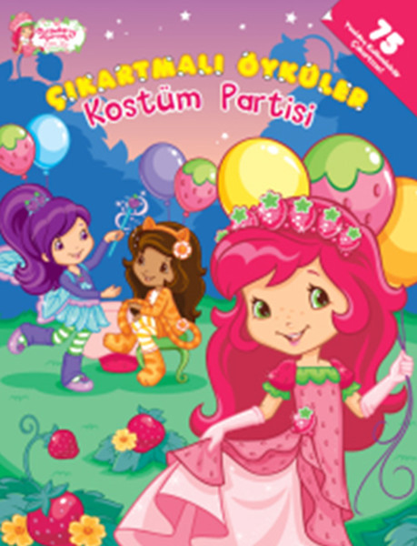 Çilek Kız Kostüm Partisi Çıkartmalı Öyküler
