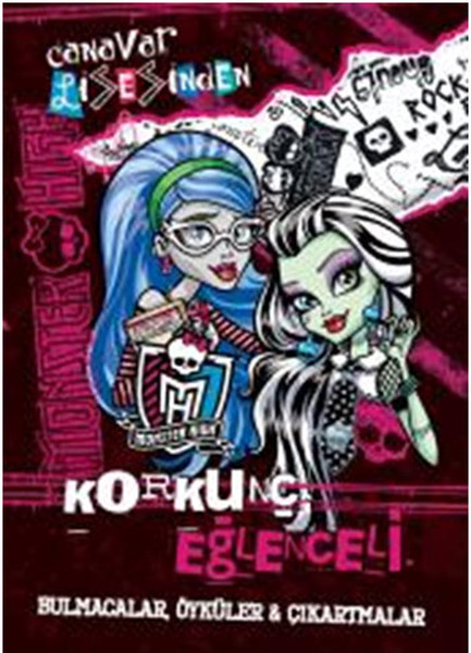 Monster High Korkunç Eğlenceli Bulmaca Öyküler ve Çıkartmalar
