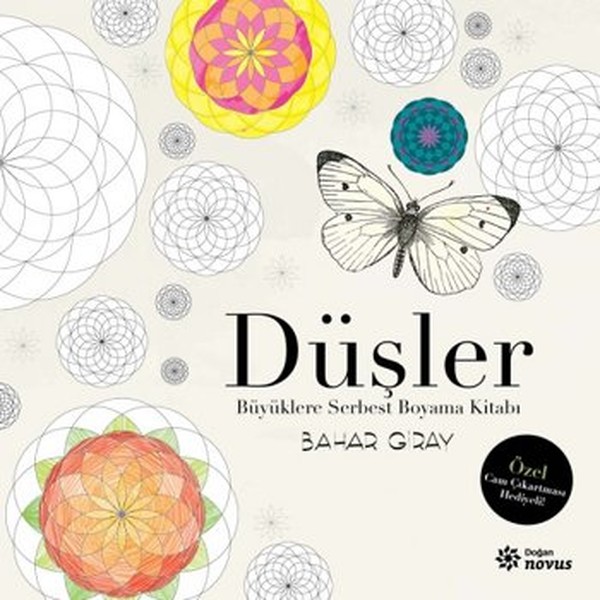 Düşler  Büyüklere Serbest Boyama Kitabı