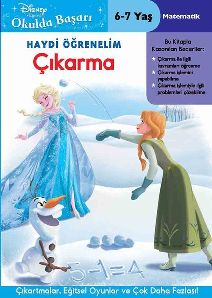 Disney Okulda Başarı Serisi 30 - Çıkarma (6-7 Yaş); Karlar Ülkesi