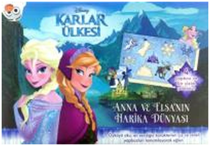 Karlar Ülkesi Anna ve Elsa'nın Harika Dünyası Yapboz Kitabı (3+ Yaş)