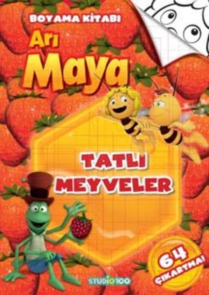 Arı Maya-Tatlı Meyveler Boyama Kitabı