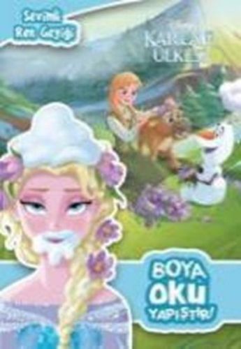 Disney Karlar Ülkesi Boya Oku Yapıştır Sevimli Ren Geyiği