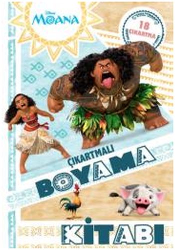 Disney Moana - Çıkartmalı Boyama Kitabı