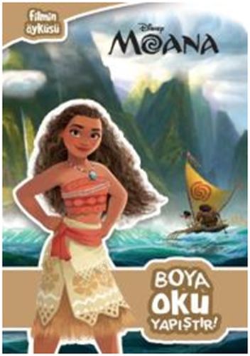 Disney Moana - Boya Oku Yapıştır!