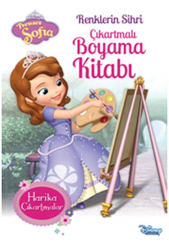 Prenses Sofia Renklerin Sihri Çıkartmalı Boyama Kitabı
