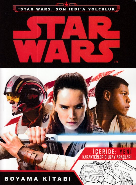 Starwars Son Jedi'a Yolculuk Boyama Kitabı