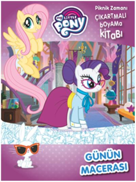 MLP Günün Macerası - Piknik Zamanı; Çıkartmalı Boyama Kitabı