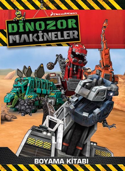 Dinozor Makineler -  Boyama Kitabı