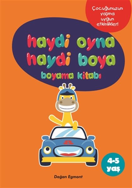 Haydi Oyna Haydi Boya Boyama Kitabı 2 (4-5 Yaş)