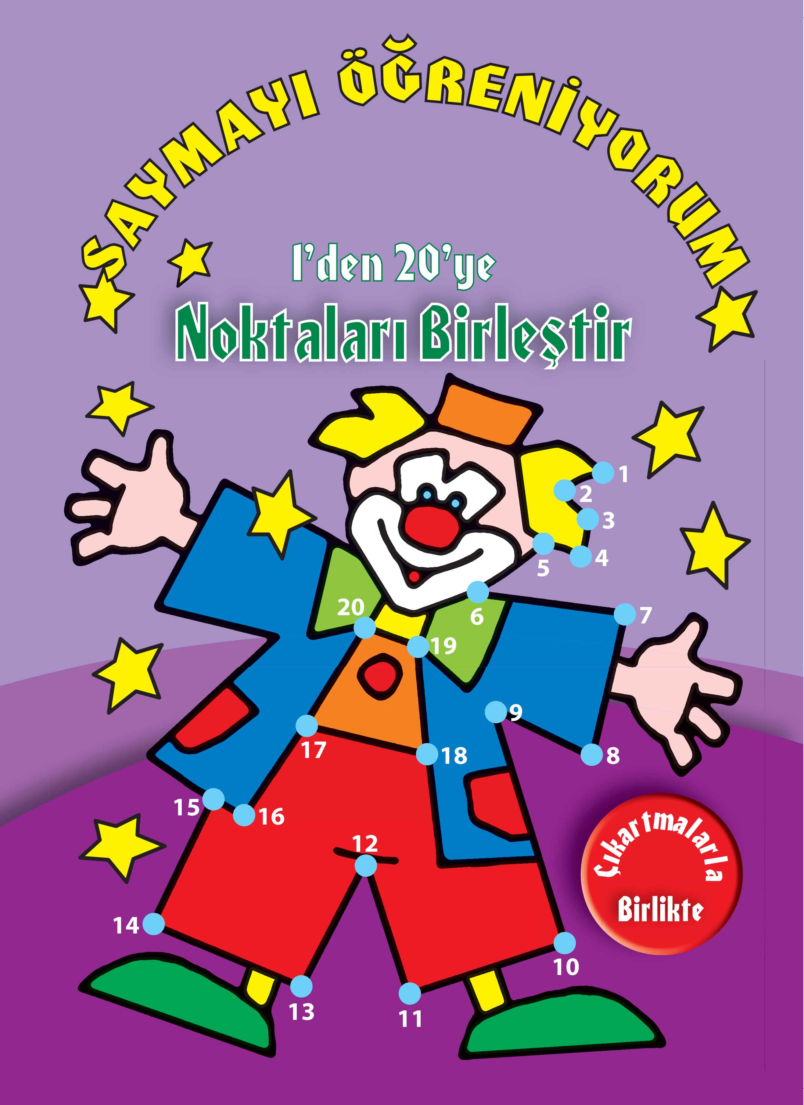 Saymayı Öğreniyorum; 1'den 20'ye Noktaları Birleştir