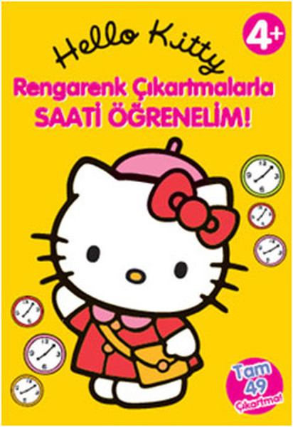 Hello Kitty: Rengarenk Çıkartmalarla Saati Öğrenelim!