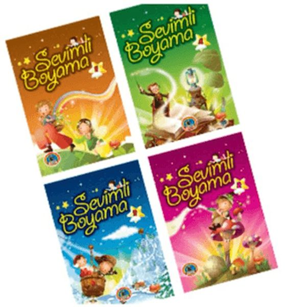 Sevimli Boyama (4 Kitap Takım)