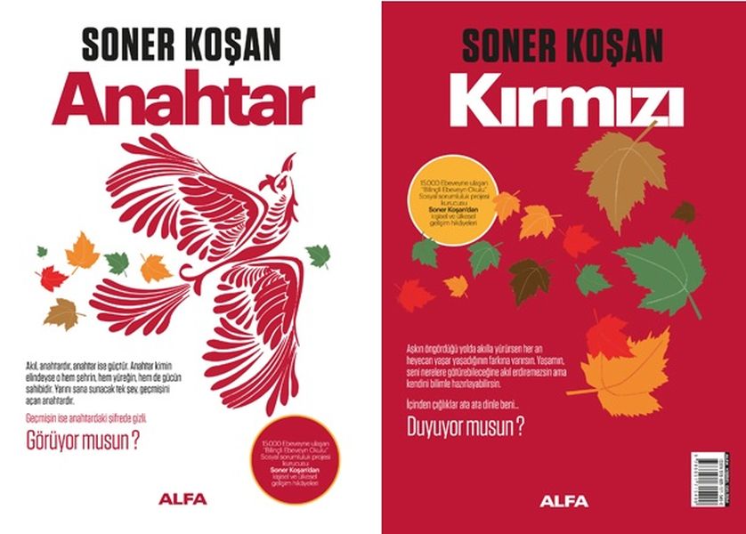 Kırmızı - Anahtar (Çift Taraflı Kitap)