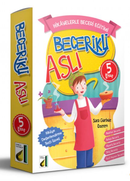 Becerikli Aslı Serisi (5 Kitap) Hikayelerle Beceri Eğitimi
