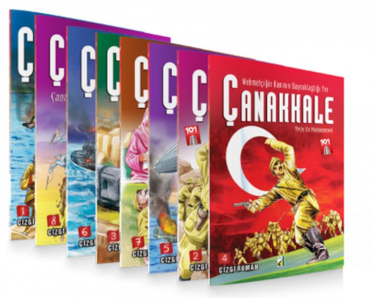 Mehmetçiğin Kanının Bayraklaştığı Yer Çanakkale (8 Kitap Takım)